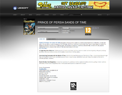Prince of Persia Sands of Time